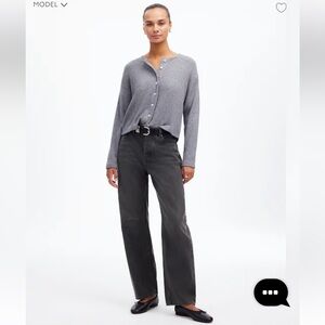 Madewell Darted Barrel Jeans